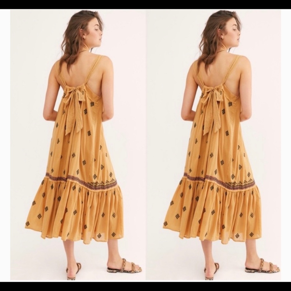 Free People midi dress Nomadic Dreams
